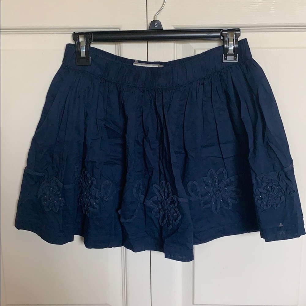 Gilly hicks navy blue flowy skirt